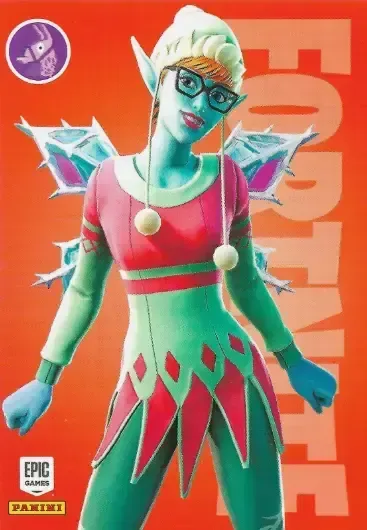 Sugarplum Panini Fortnite trading card front