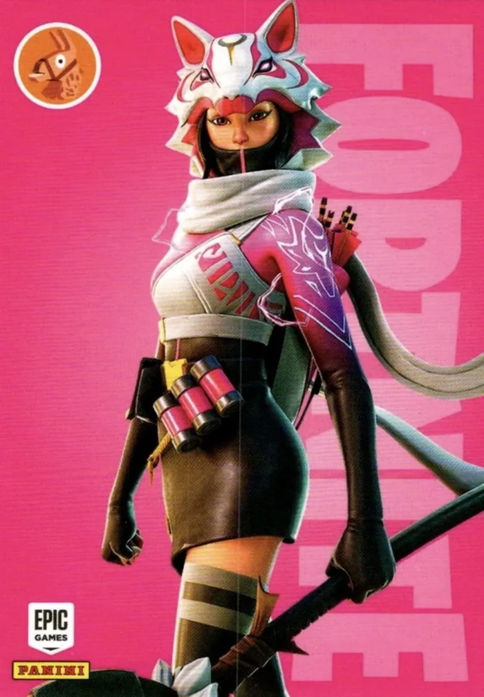 Vi Panini Fortnite trading card front
