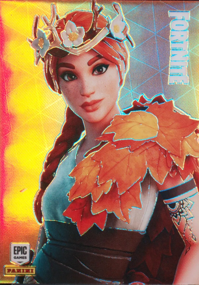 The Autumn Queen Panini Fortnite trading card front