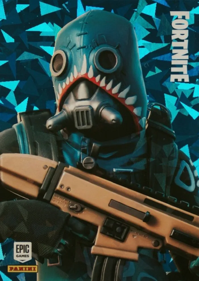 Bull Shark Panini Fortnite trading card front