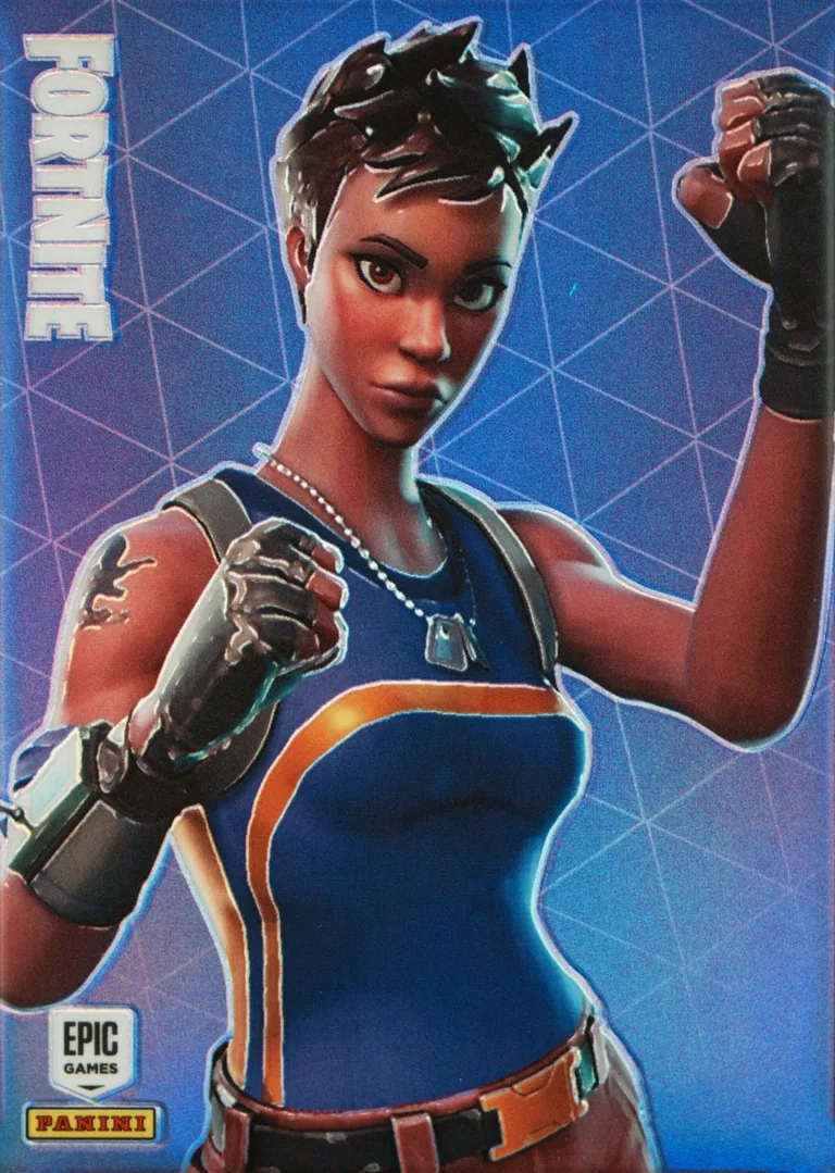 Tactics Officer Panini Fortnite trading card front