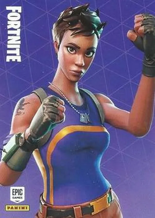 Tactics Officer Panini Fortnite trading card
