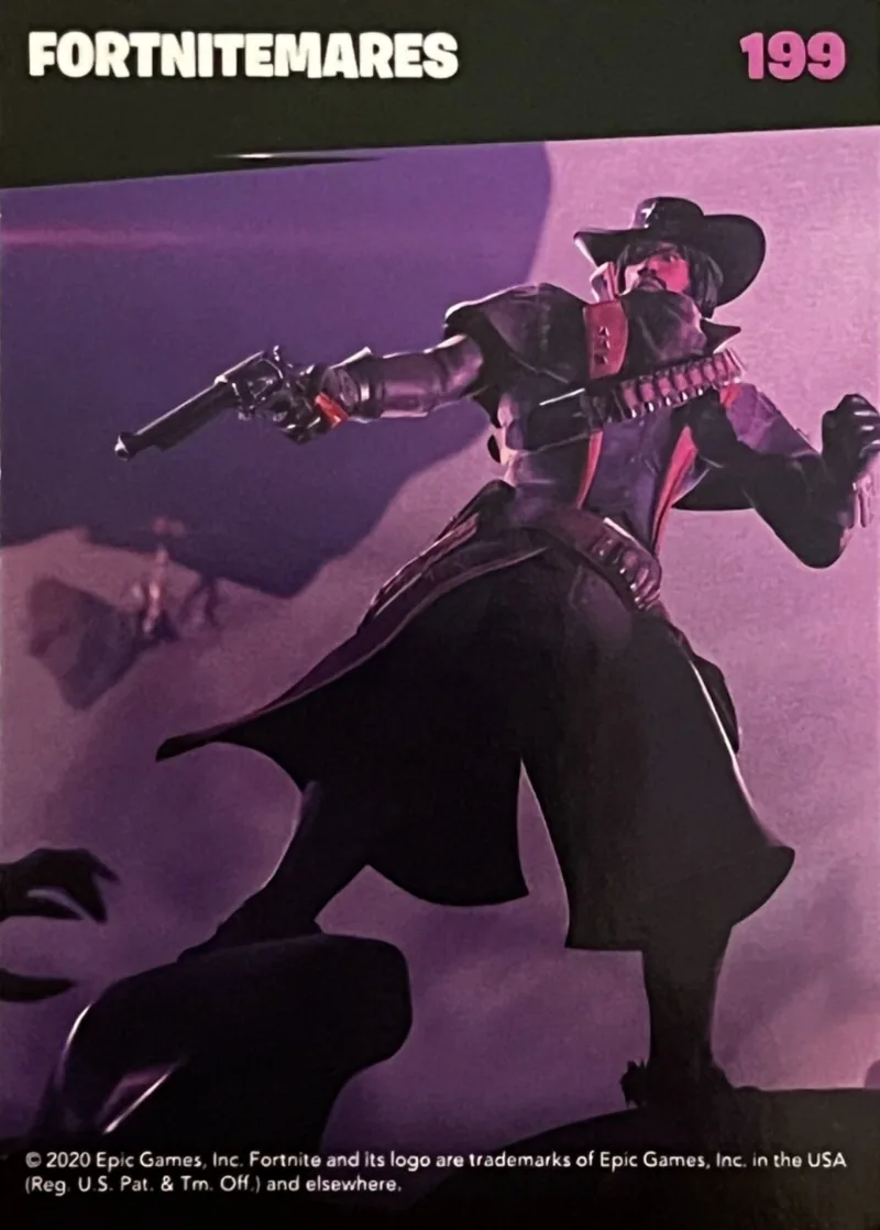 2020 Panini Fortnite Reloaded #199 Fortnitemares trading card back