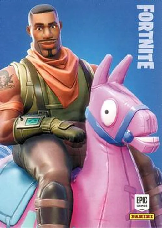 Giddy-Up Panini Fortnite trading card