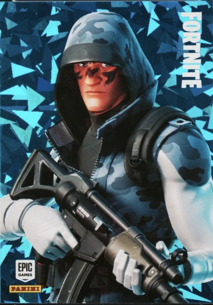 Arctic Intel Panini Fortnite trading card front