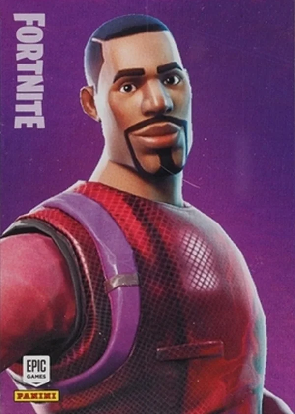 Radiant Striker Panini Fortnite trading card front