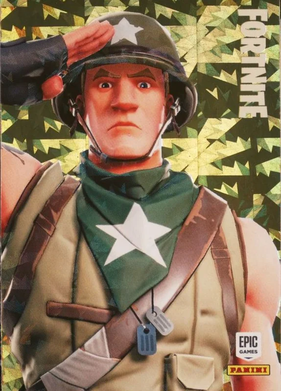 Munitions Major Panini Fortnite trading card front
