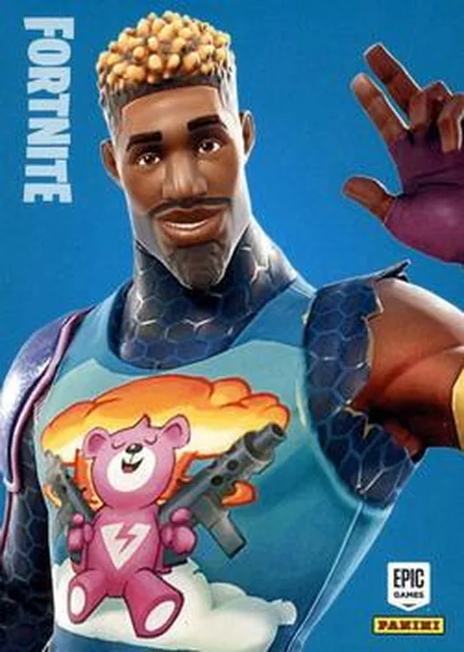 Brite Gunner Panini Fortnite trading card