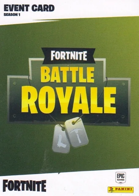 Season 1 Panini Fortnite trading card front