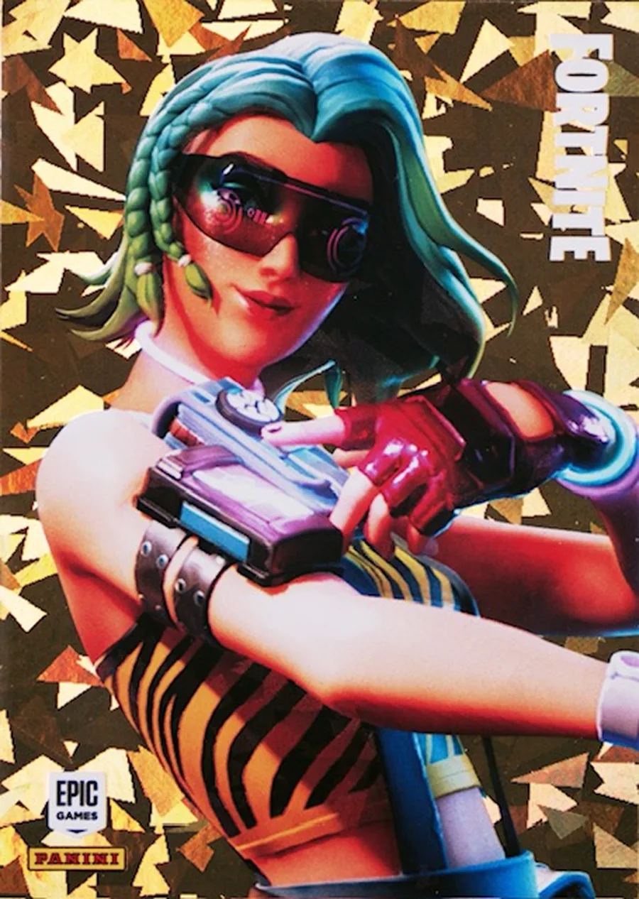 Cameo Panini Fortnite trading card front