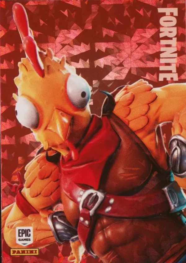 Tender Defender Panini Fortnite trading card front