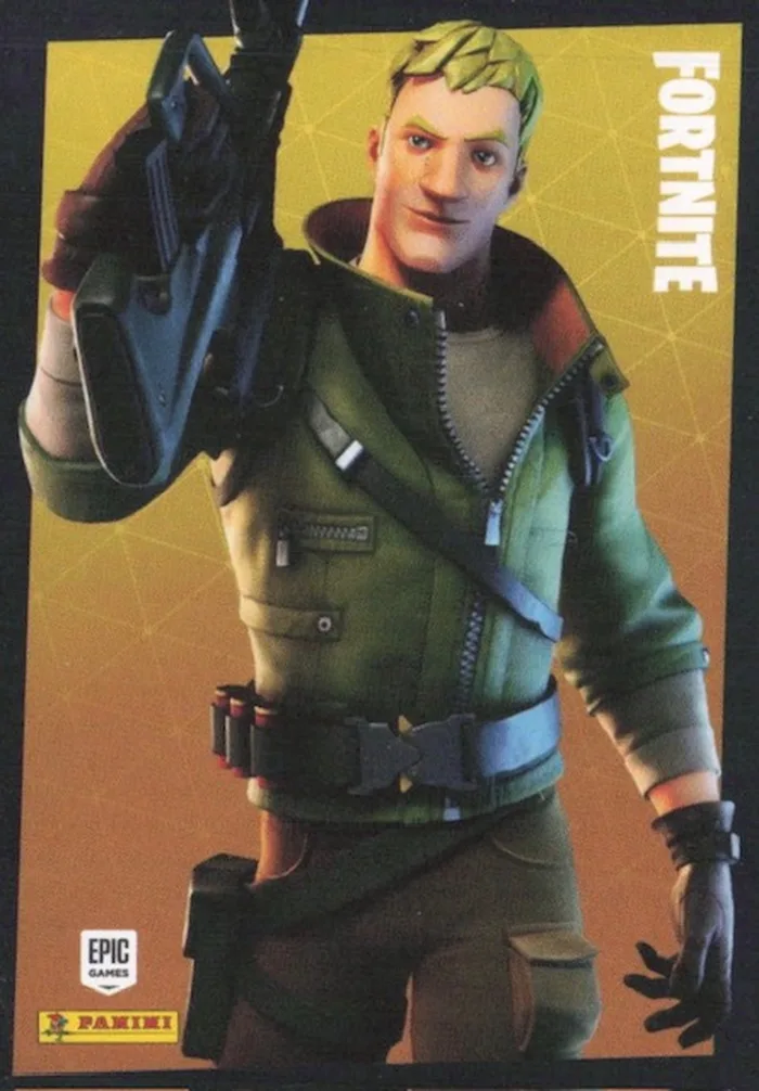 Recruit Jonesy Panini Fortnite trading card front