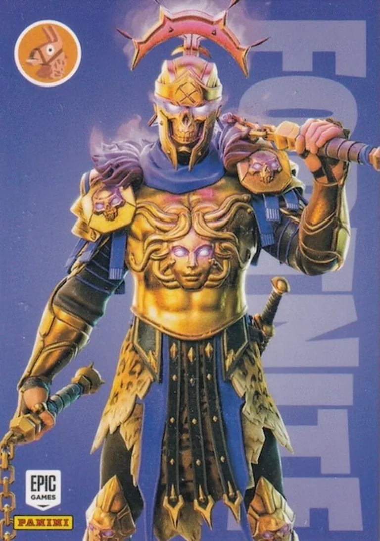 Menace Panini Fortnite trading card front