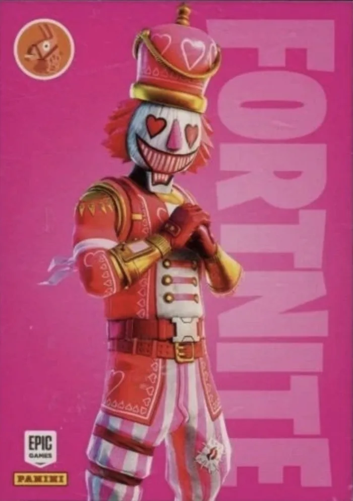 Crackshot Pink Panini Fortnite trading card front