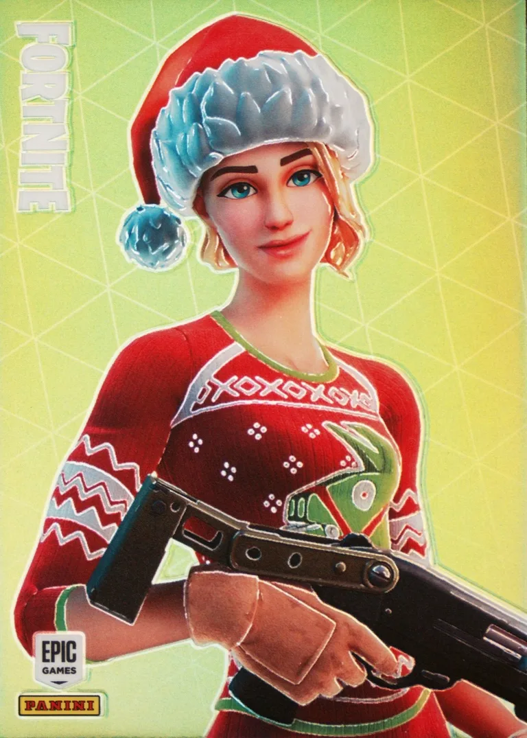 Cozy Commander Panini Fortnite trading card front