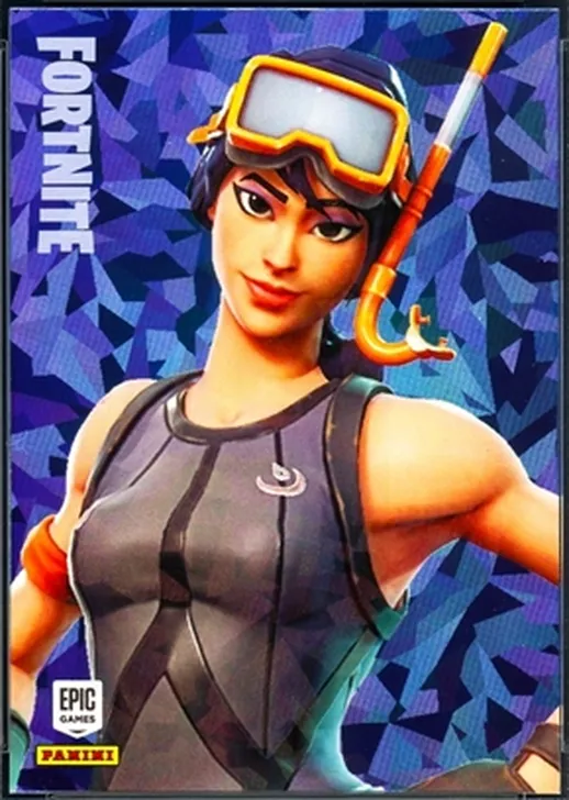 Snorkel Ops Panini Fortnite trading card front