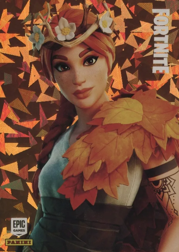 The Autumn Queen Panini Fortnite trading card front