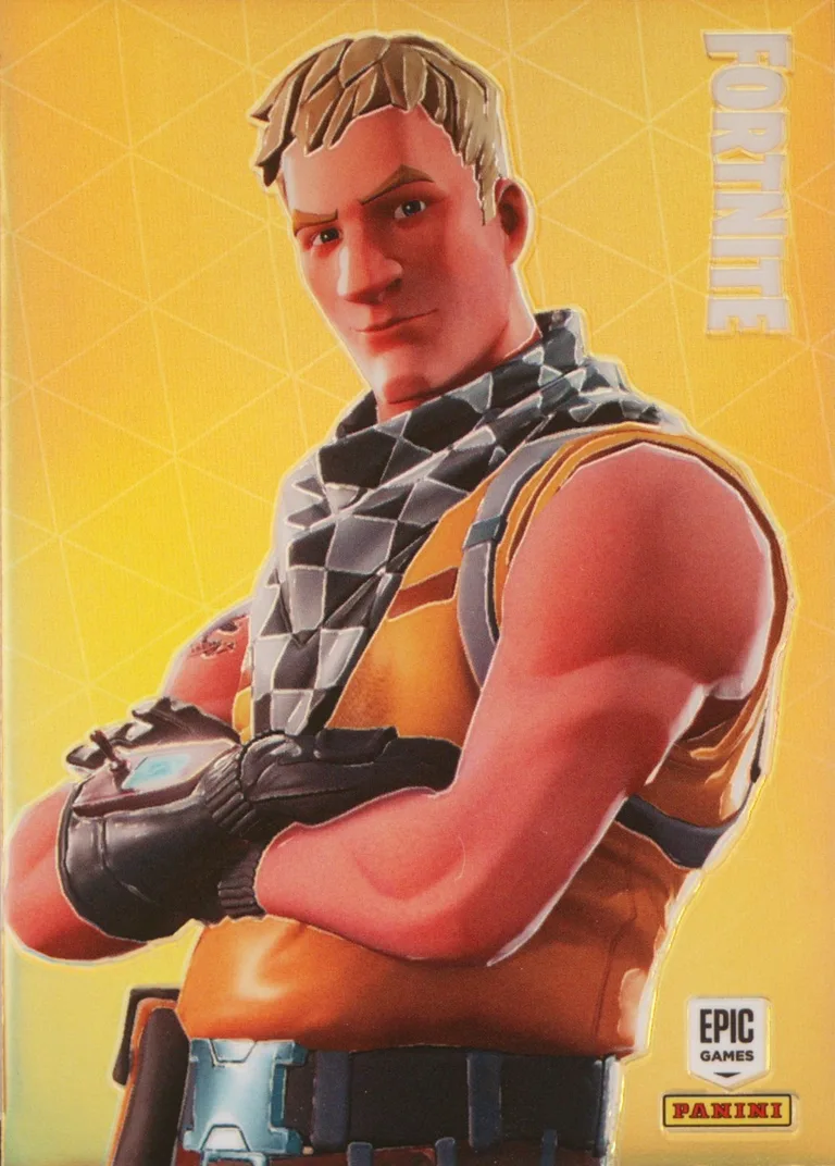 Cabbie Panini Fortnite trading card front