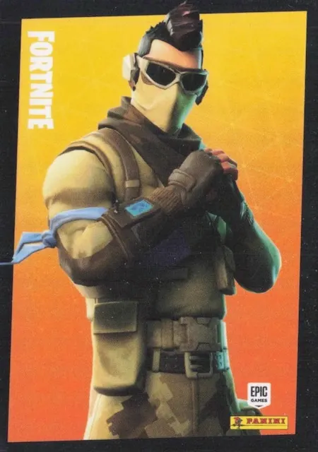 Armadillo Panini Fortnite trading card front