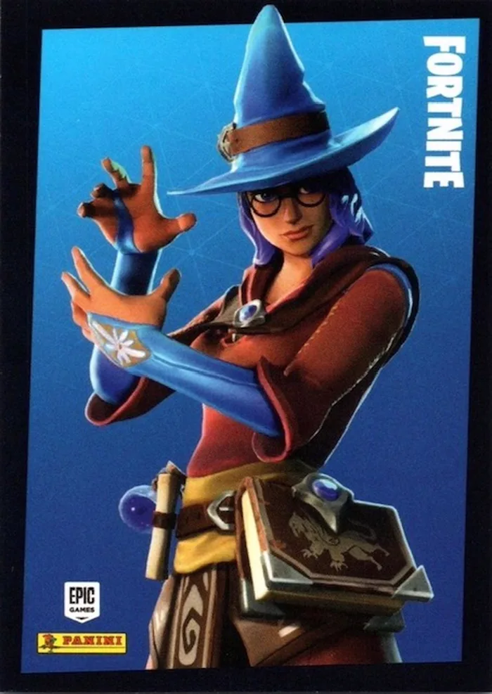 Elmira Panini Fortnite trading card front