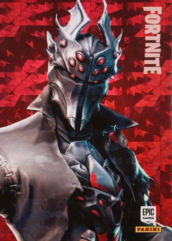 Spider Knight Panini Fortnite trading card front