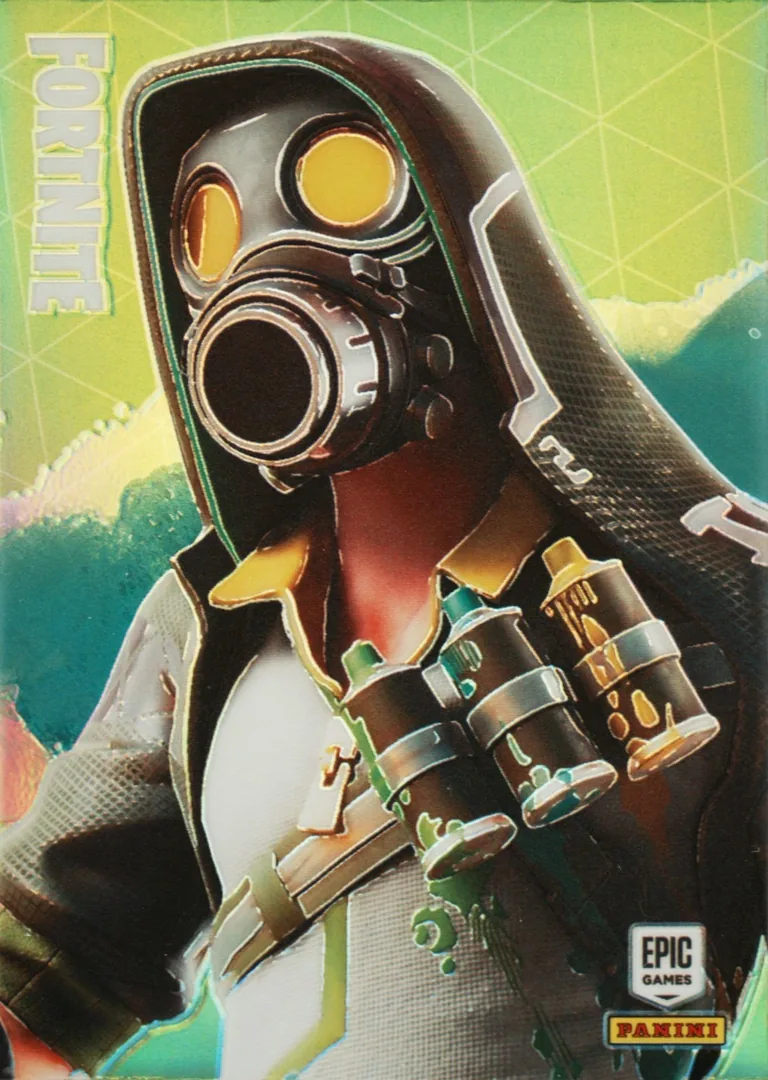 Toxic Tagger Panini Fortnite trading card front