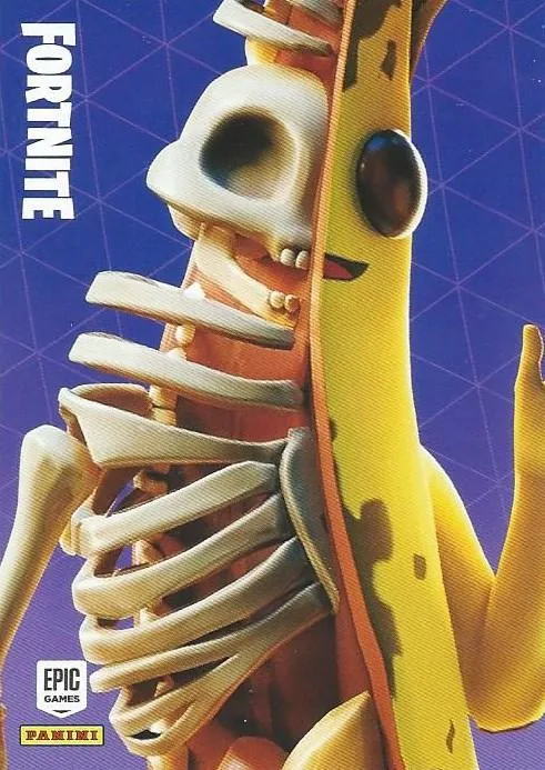 Peely Bone Panini Fortnite trading card
