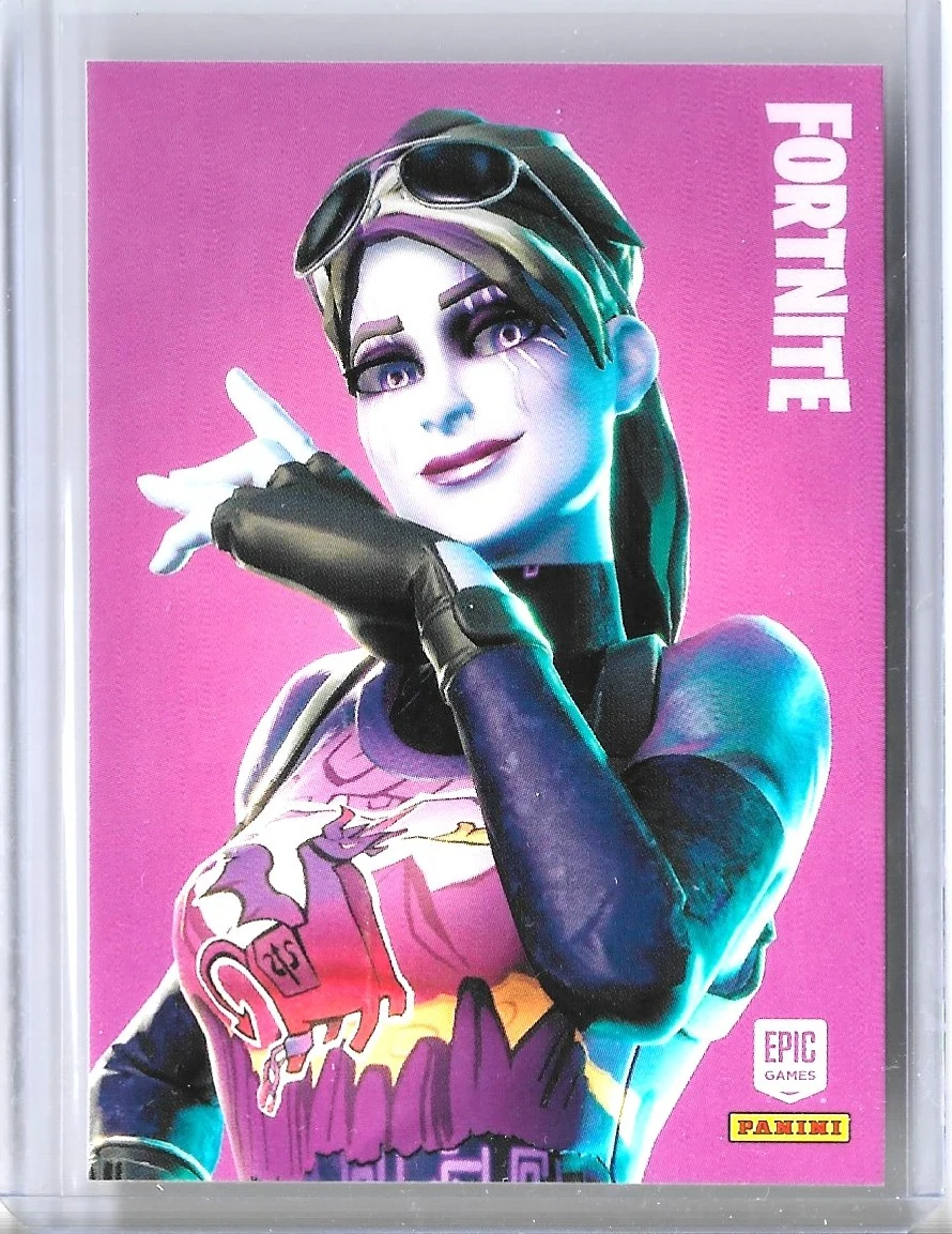 Enlarged transparent Epic Games logo on the Dark Bomber #166 Unreleased Prototype — Series 1 Italy Print