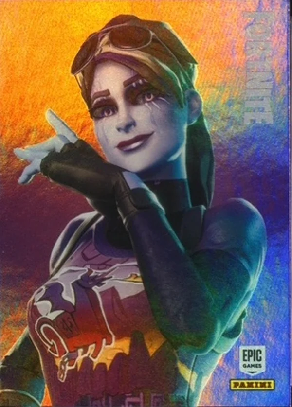 Dark Bomber Panini Fortnite trading card front