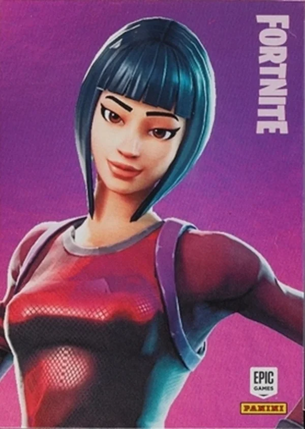 Brilliant Striker Panini Fortnite trading card front