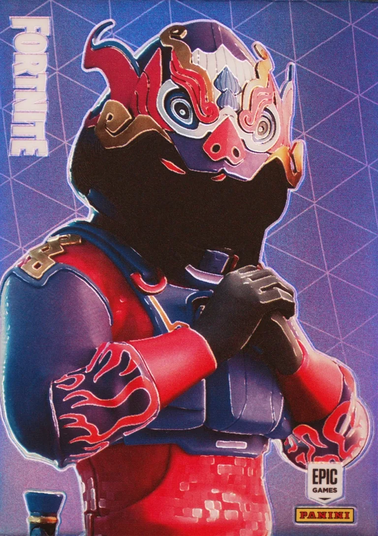 Smoke Dragon Panini Fortnite trading card front