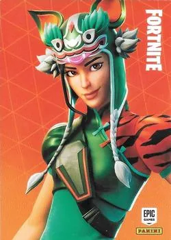 Tigeress Panini Fortnite trading card