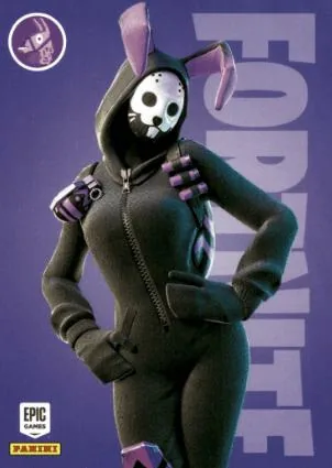 Bunny Brawler Dark Panini Fortnite trading card front