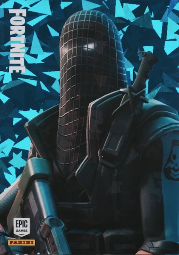 Stingray Panini Fortnite trading card front