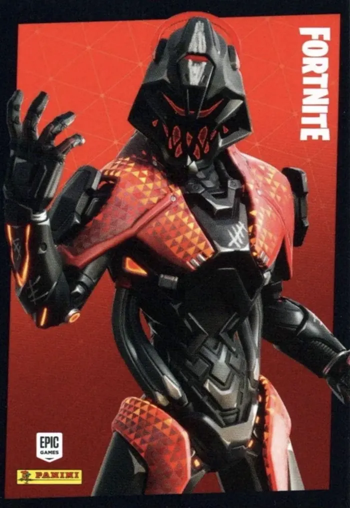 Oppressor Panini Fortnite trading card front