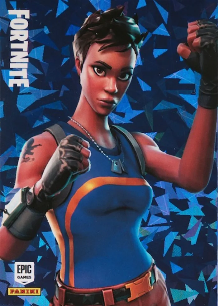 Tactics Officer Panini Fortnite trading card front