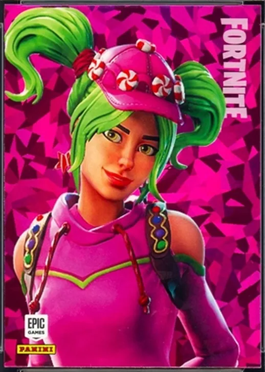 Zoey Panini Fortnite trading card front
