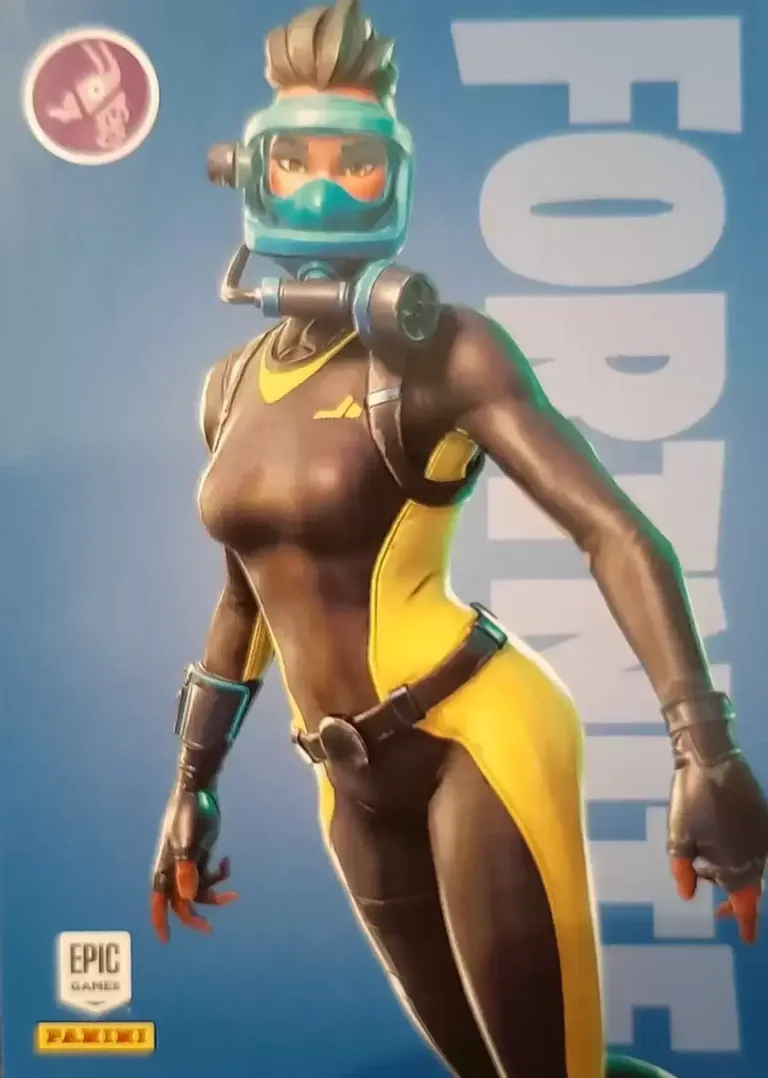 Reef Ranger Panini Fortnite trading card front