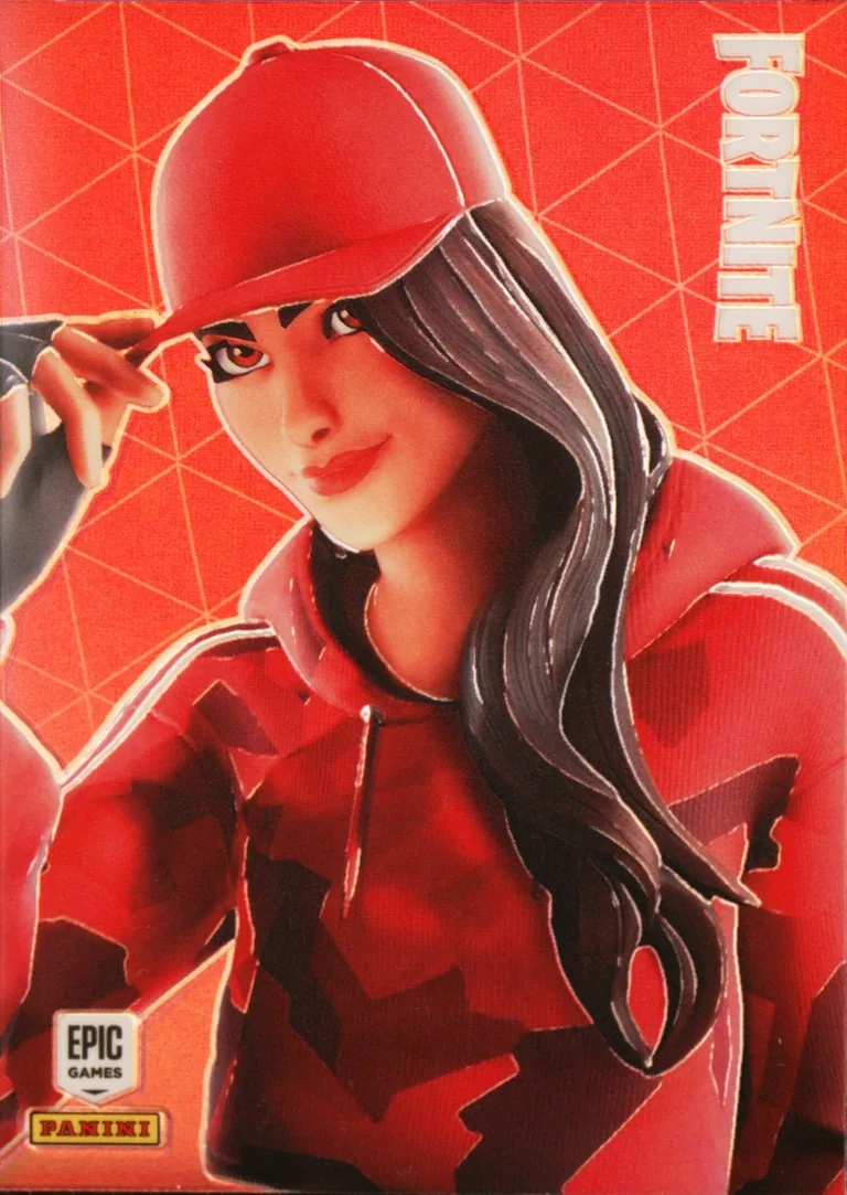 Ruby Panini Fortnite trading card front