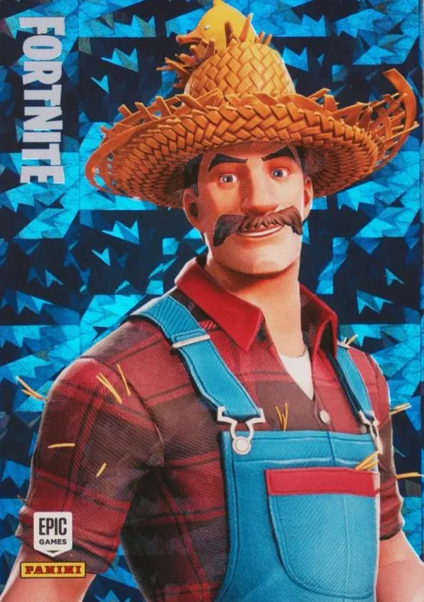 Hayseed Panini Fortnite trading card front