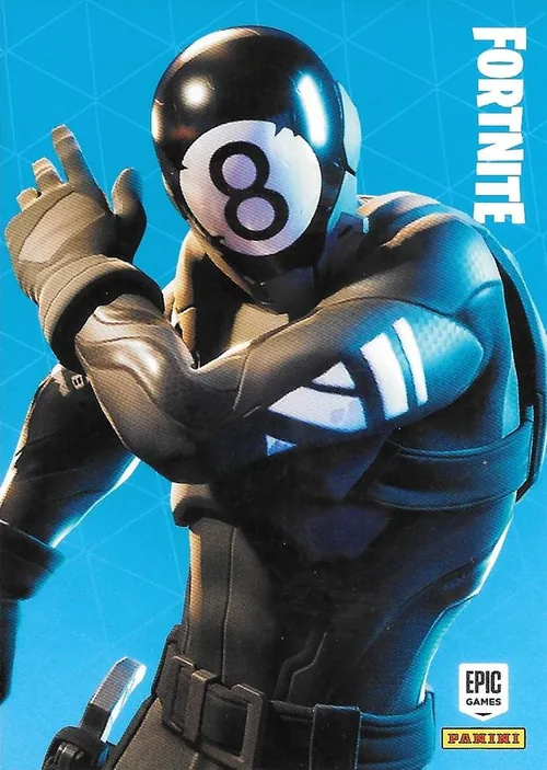 8-Ball Panini Fortnite trading card