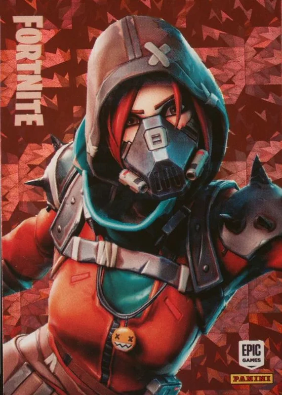 Mayhem Panini Fortnite trading card front
