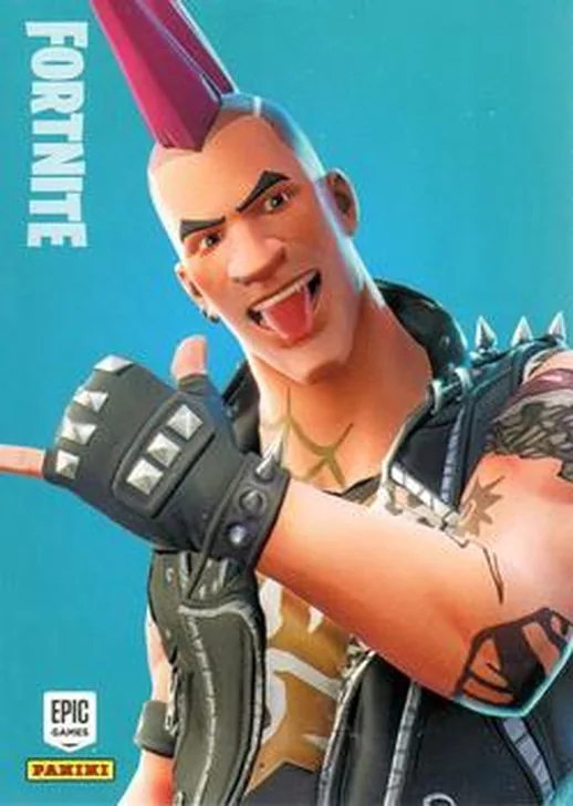 Riot Panini Fortnite trading card