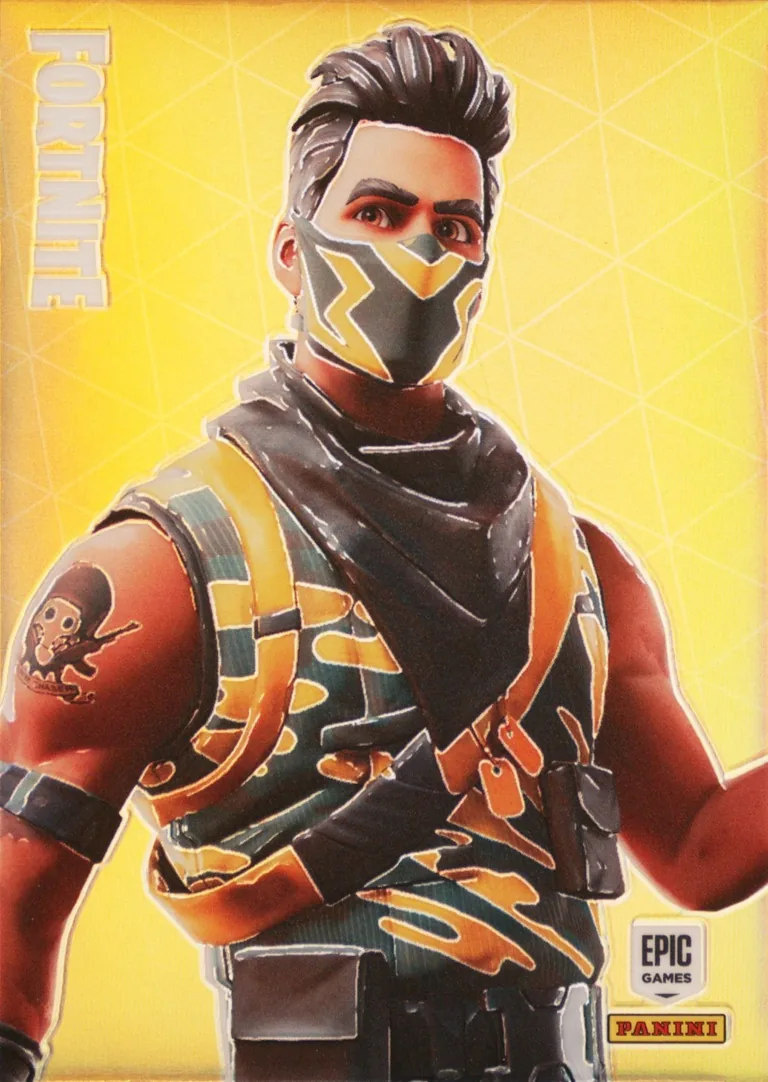 Vice Panini Fortnite trading card front