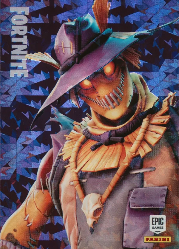 Hay Man Panini Fortnite trading card front
