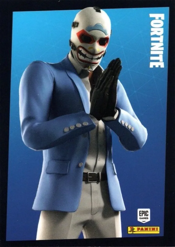 Heist Panini Fortnite trading card front