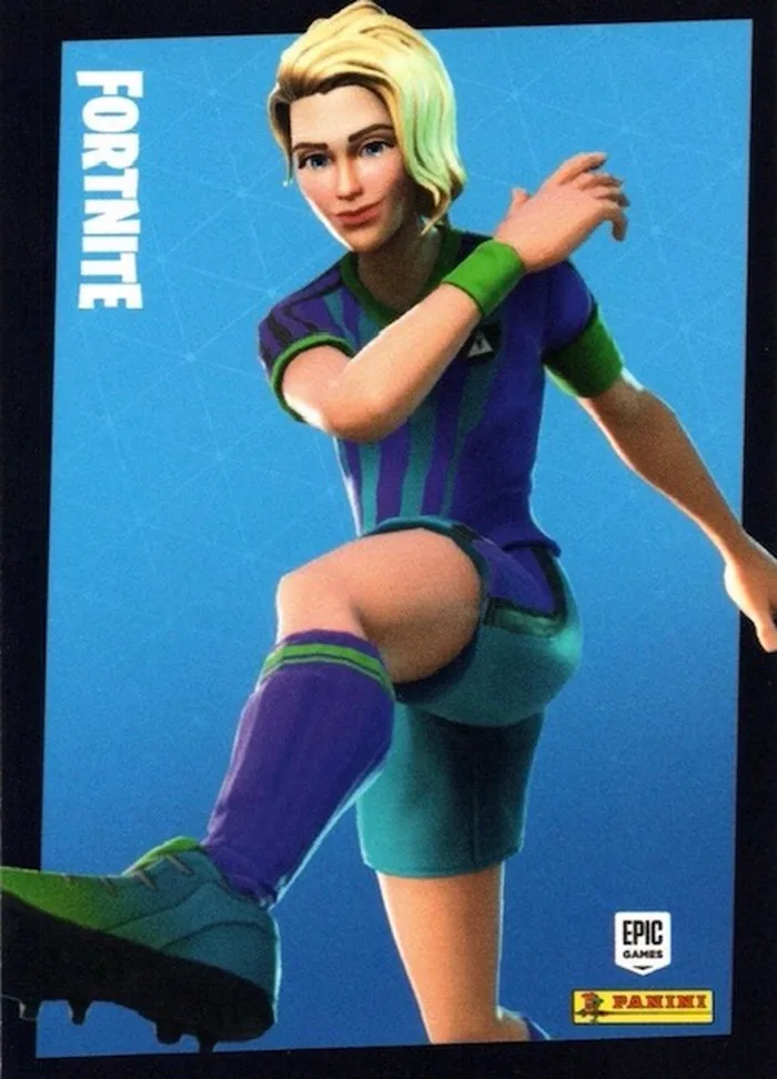 Finesse Finisher Panini Fortnite trading card front