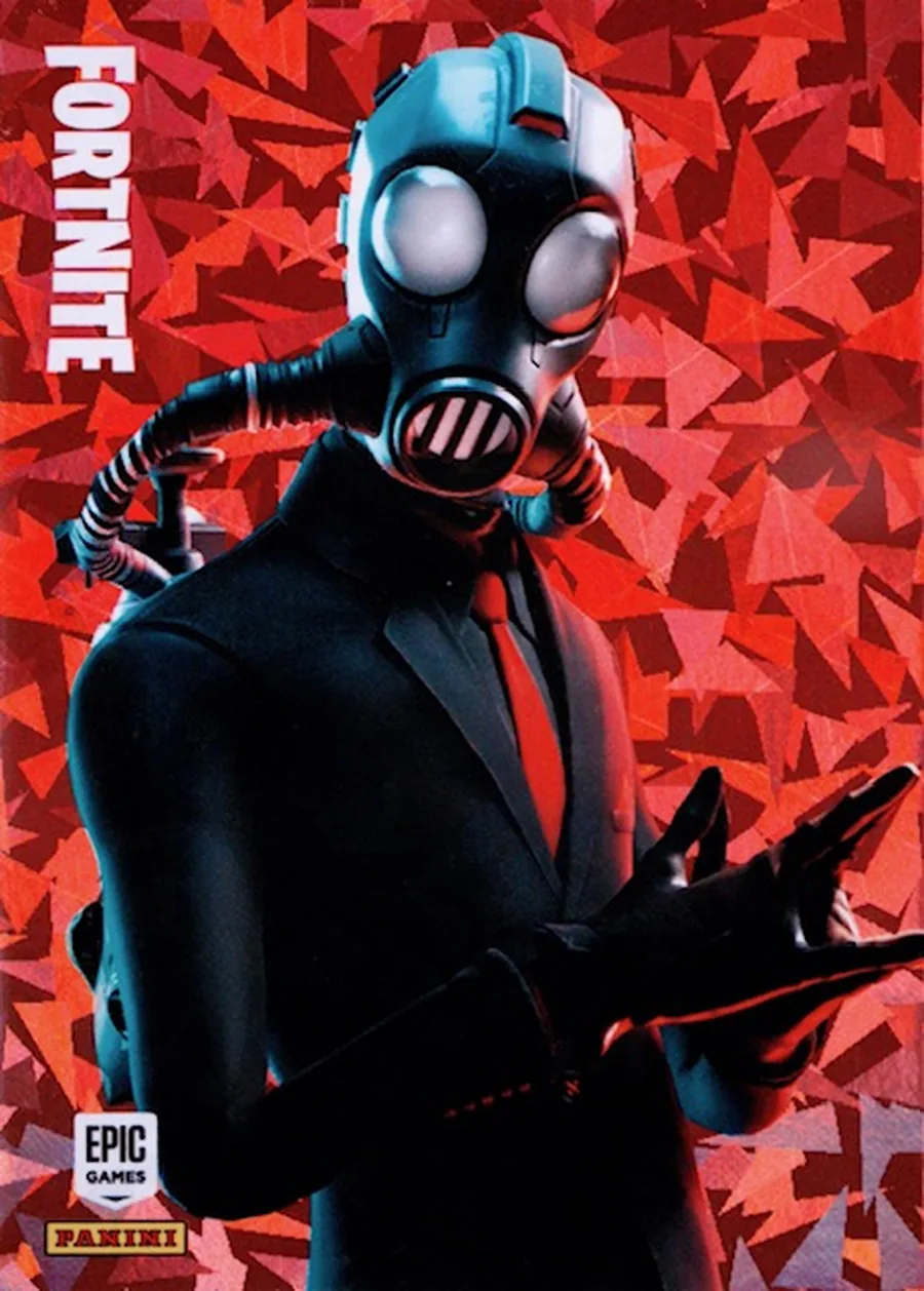 Chaos Agent Panini Fortnite trading card front