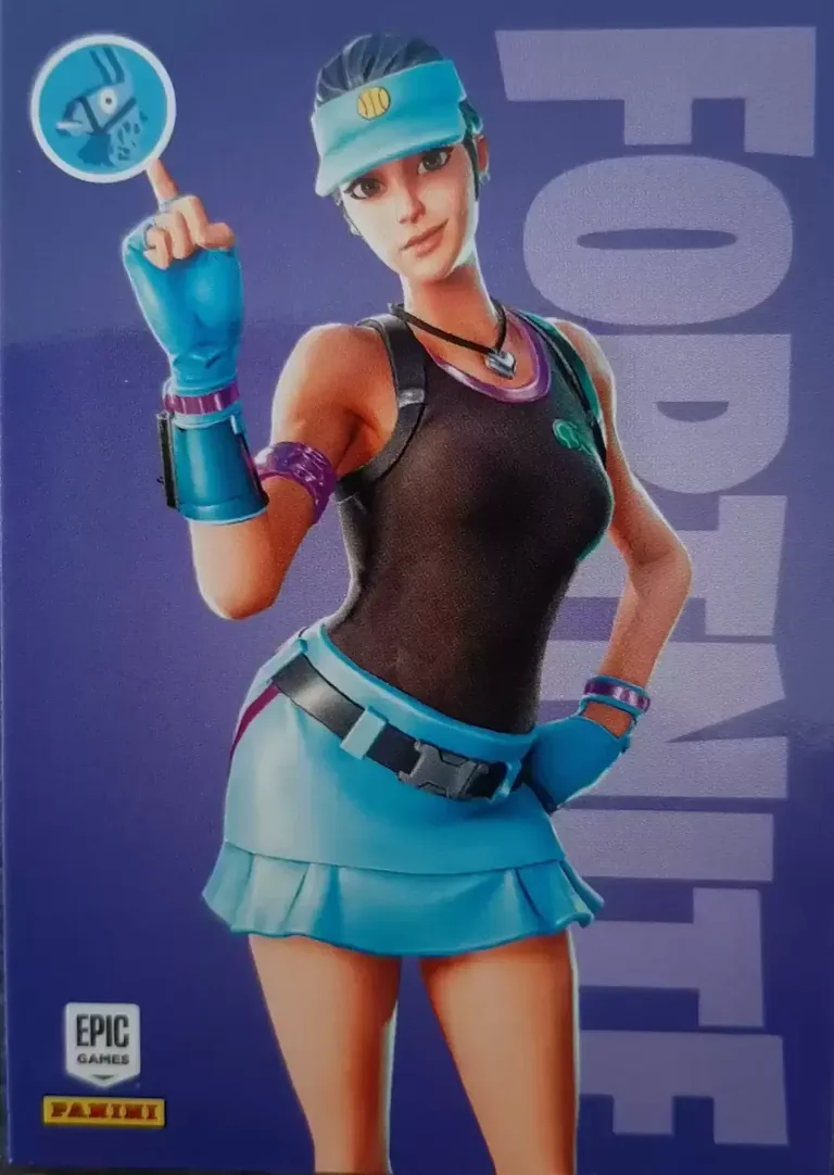 Volley Girl Panini Fortnite trading card front