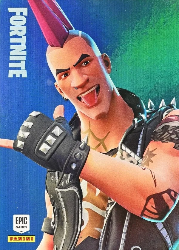 Riot Panini Fortnite trading card front